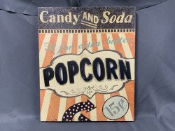 Candy and soda sign