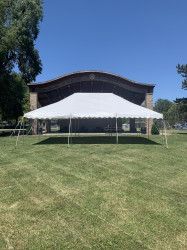 Pole tent 20x30 white wkndr