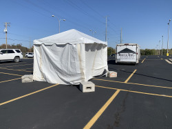 Frame tent 10x10 west coast white