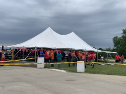 Pole tent 40x40 Wedding traditional white